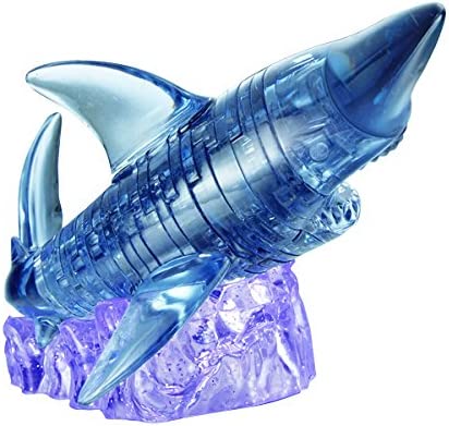 Crystal Shark Puzzle - 3D Puzzle - 37pc - Brain Spice