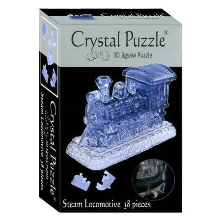 Crystal Steam Train - 3D Puzzle - 38pc - Brain Spice