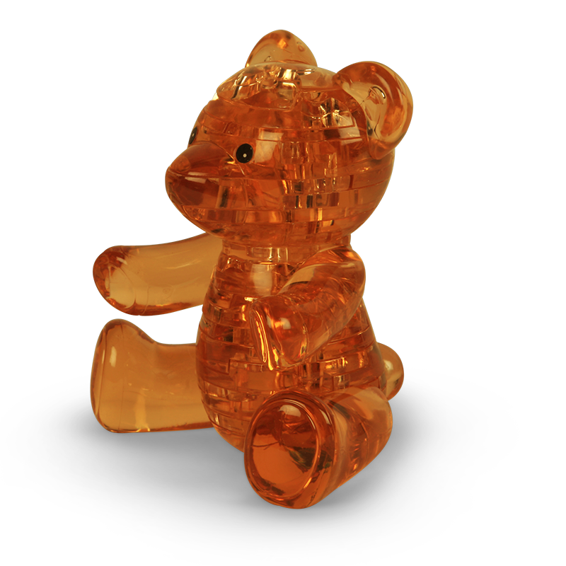 Crystal Teddy Bear - 3D Puzzle - Brain Spice