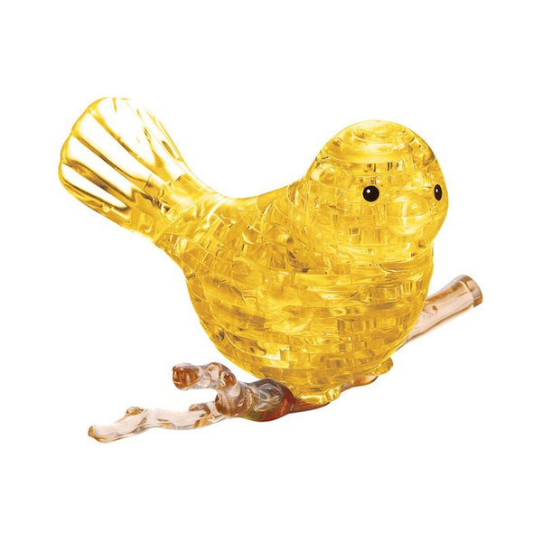 Crystal Yellow Bird - 3D Puzzle - 48pc - Brain Spice