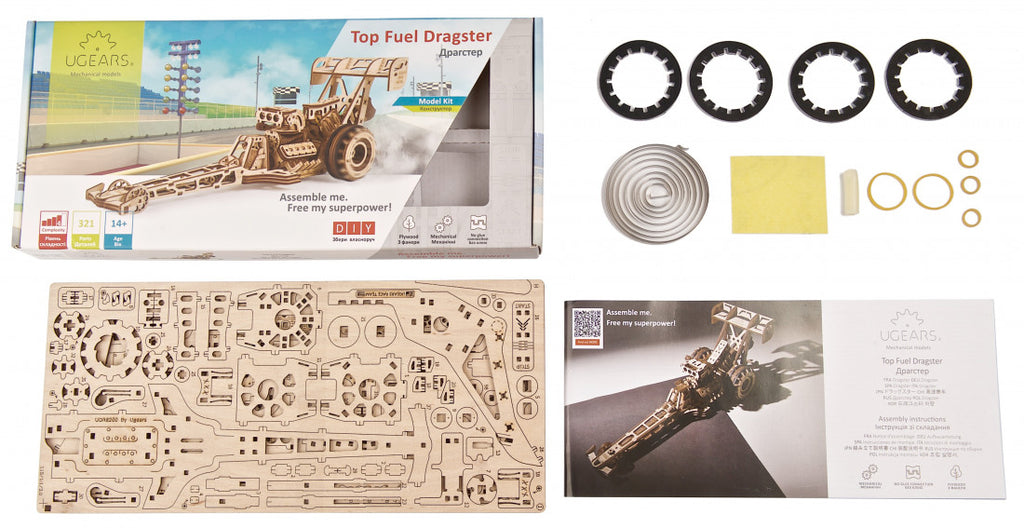 Top Fuel Dragster - uGears - Brain Spice