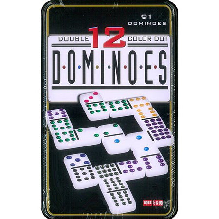 Dominoes D12 Tin