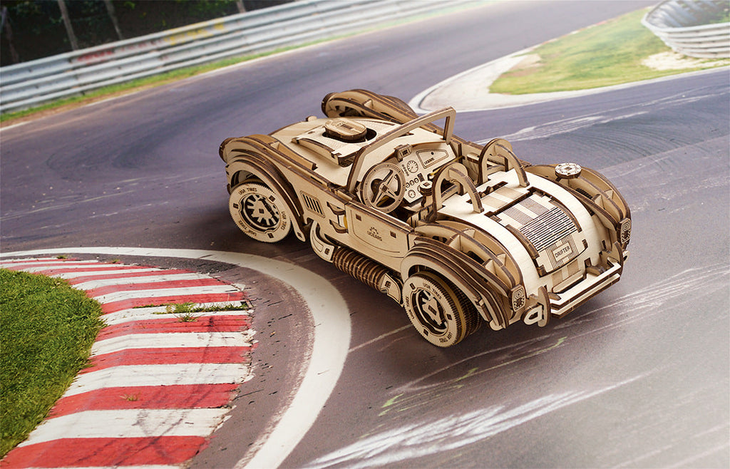 Drift Cobra Racing Car - uGears - Brain Spice
