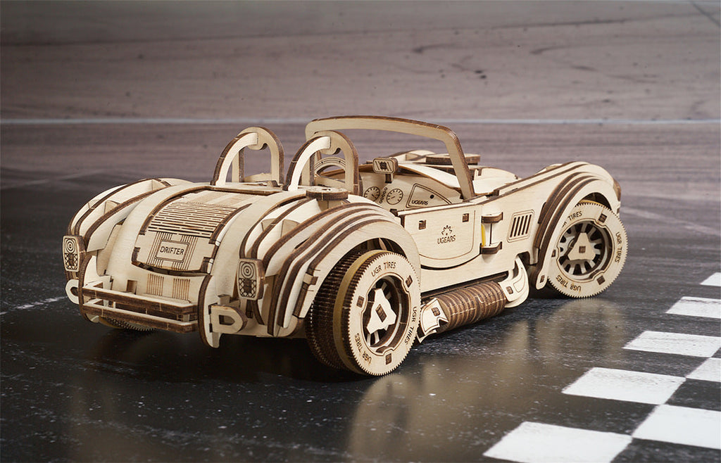 Drift Cobra Racing Car - uGears - Brain Spice