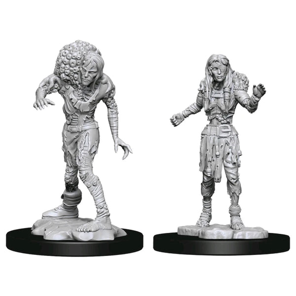 Drowned Assassin & Drowned Asetic - D&D Nolzurs Marvelous Unpainted Miniatures - Brain Spice