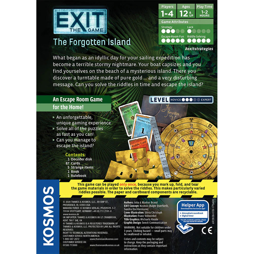 Exit The Game - The Forgotten Island - Brain Spice