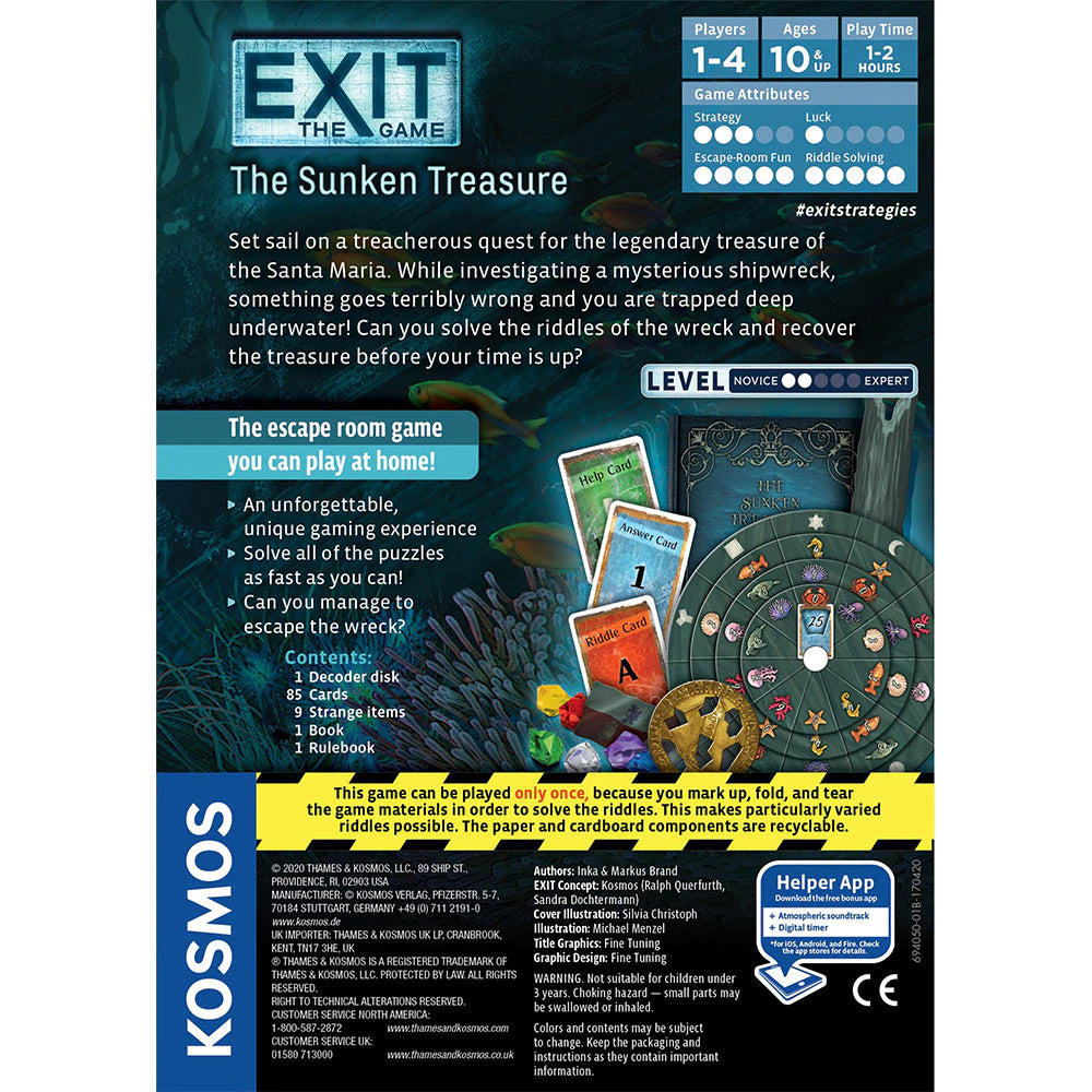 Exit The Game - The Sunken Treasure - Brain Spice