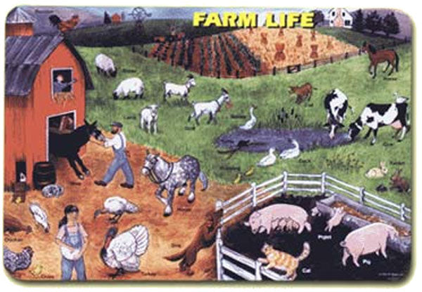 Farm Life Placemat - Brain Spice