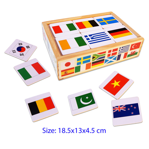 Flags - Memory Game - 48pc - Brain Spice