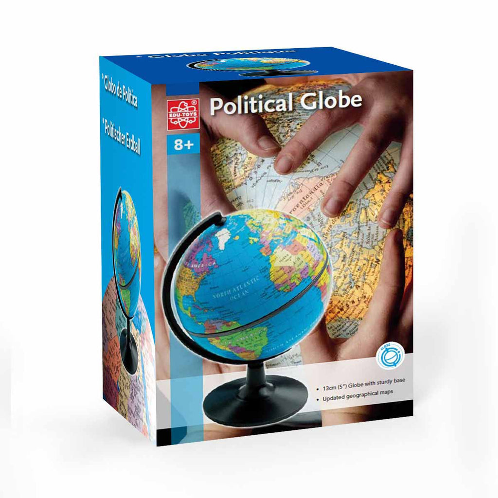 Edu-Toys Swivel World Globe 13cm - Brain Spice