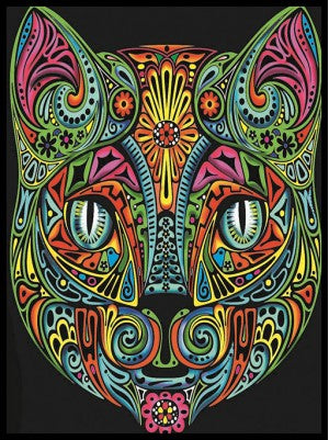 Muzzle Cat - Large Poster - Brain Spice