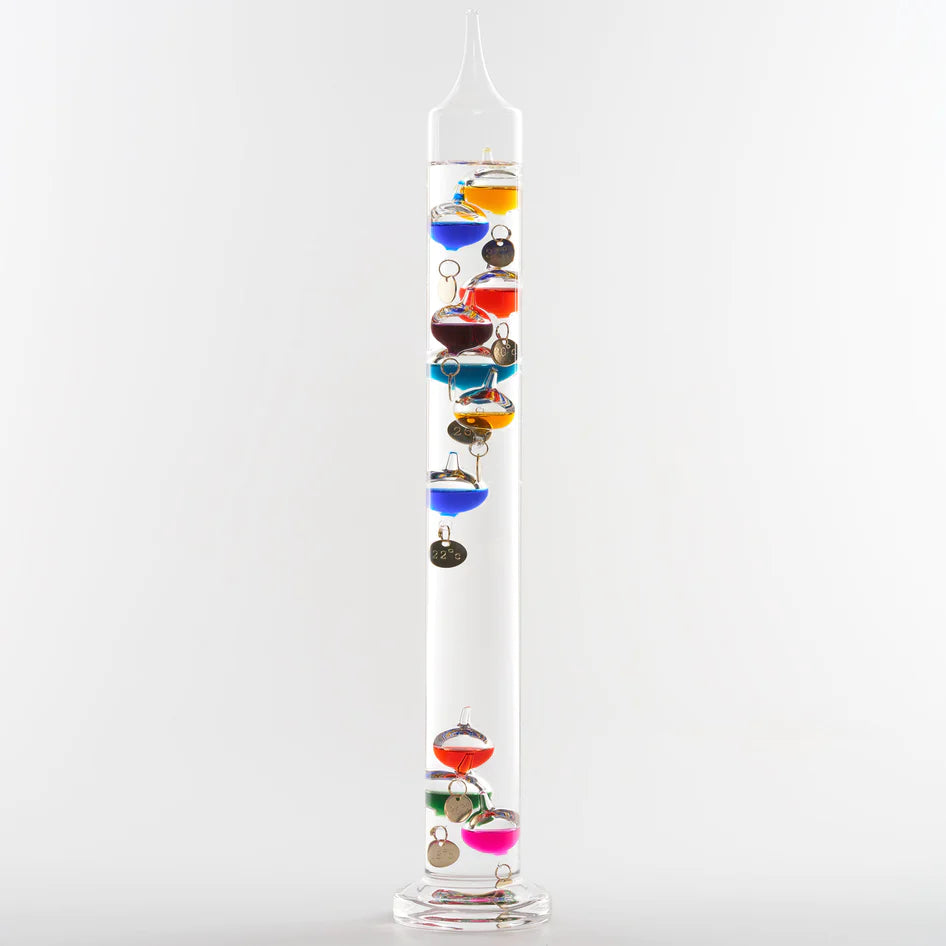 Galileo Thermometer - 16-34 degC 44cm - Brain Spice