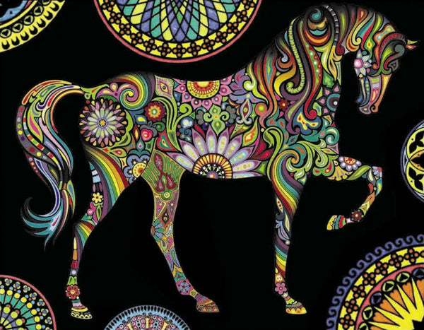 Horse - Large Poster - Brain Spice
