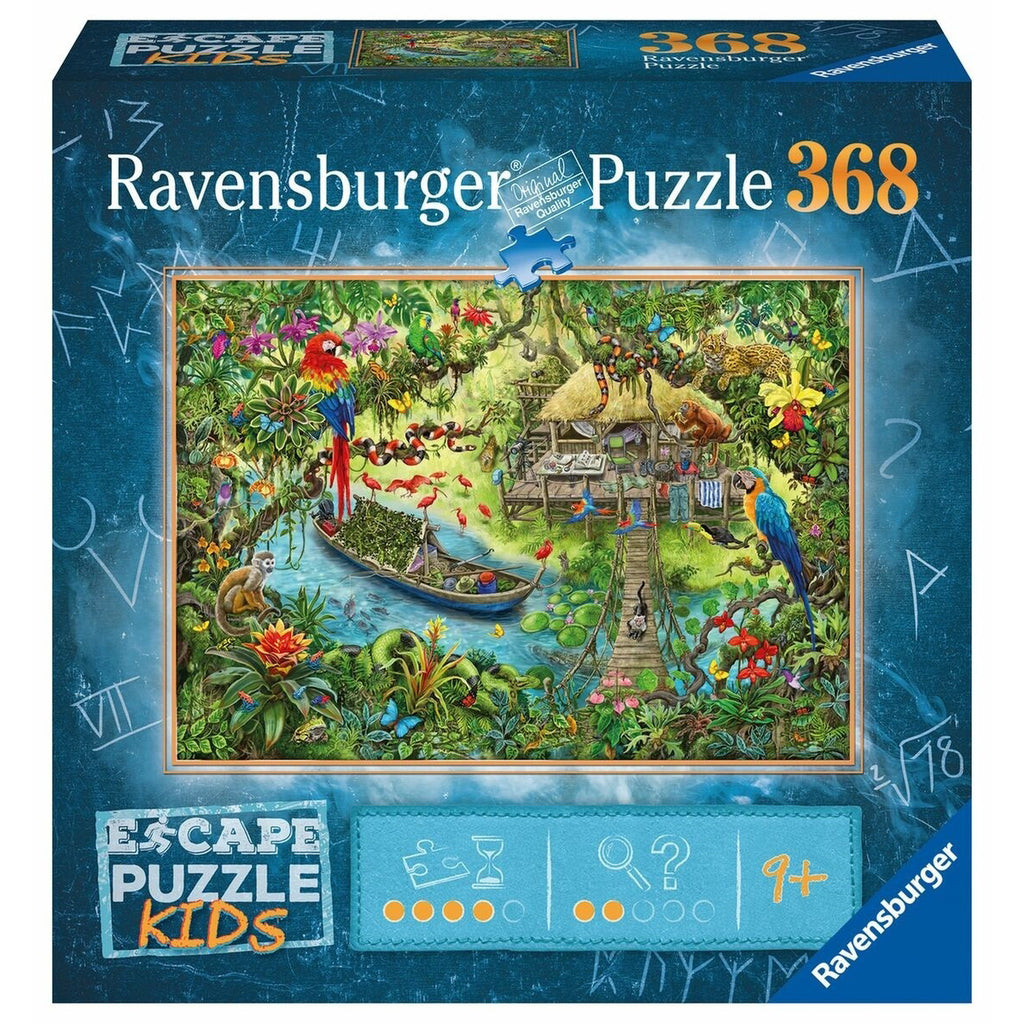 Jungle Journey - Kids Escape Puzzle 368pc - Brain Spice