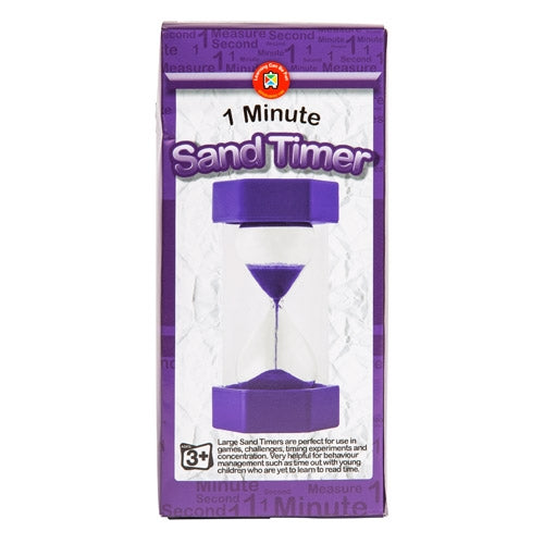 1 Minute Sand Timer - Large - Brain Spice