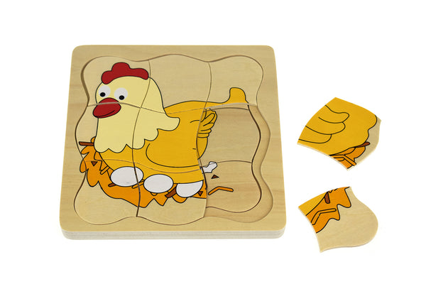 Layered Chicken Puzzle - Brain Spice