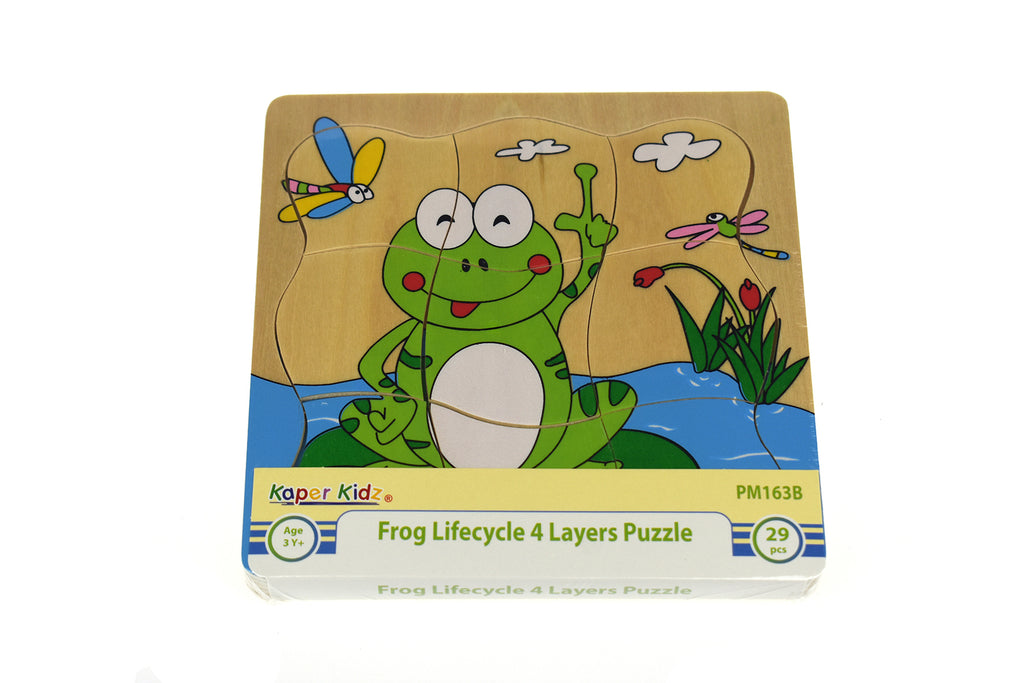 Layered Frog Puzzle - Brain Spice