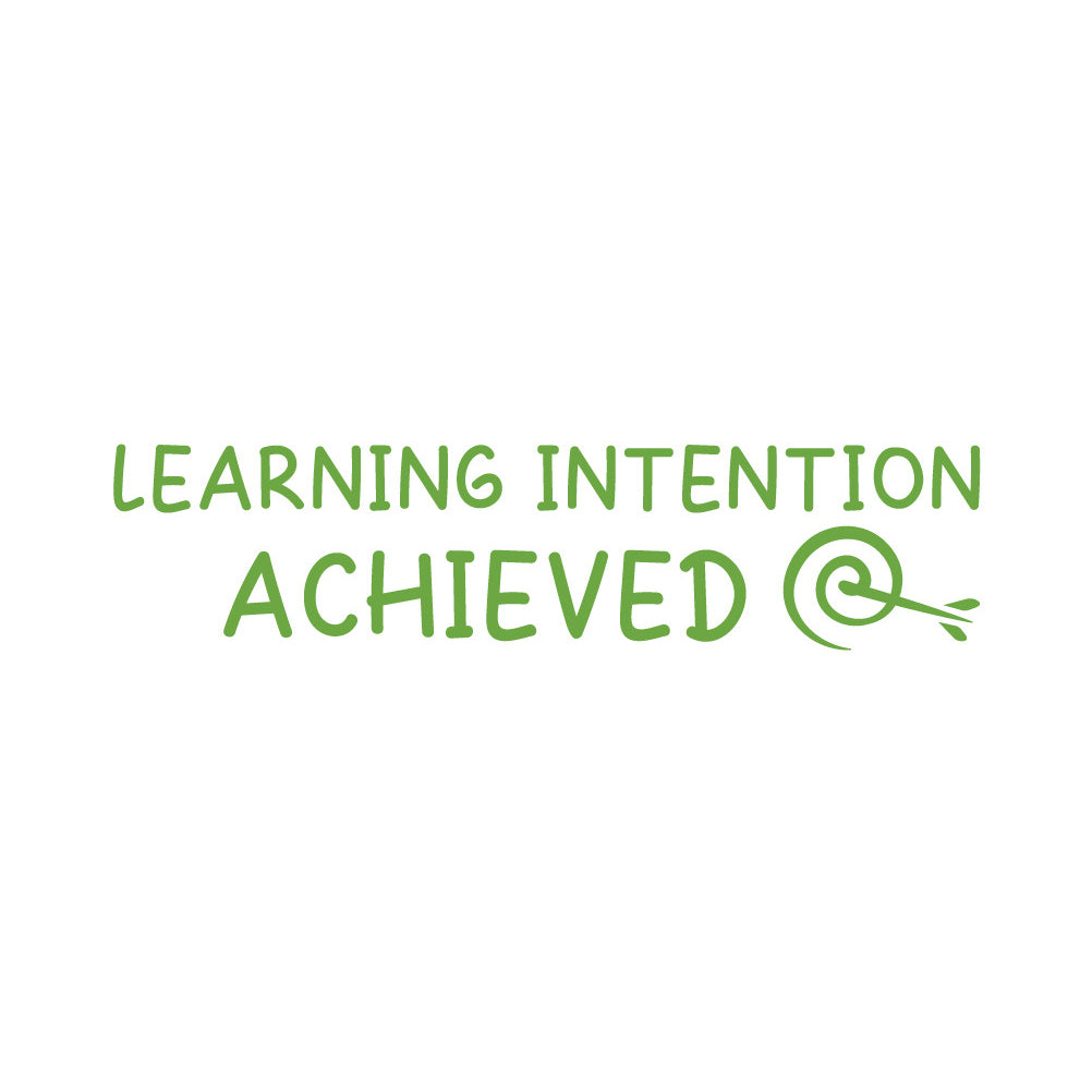 Learning Intention Achieved - Teachers Stamp - Brain Spice