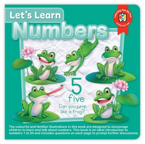 Lets Learn Numbers - Board Book - Brain Spice