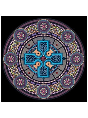 Celtic Cross Mandala - Brain Spice