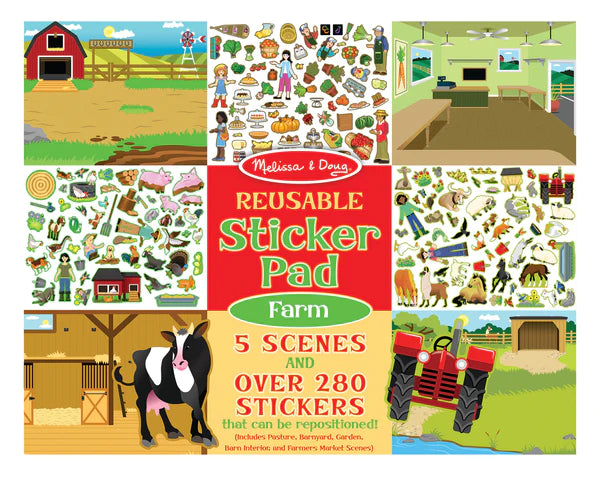Farm - Reusable Sticker Pad