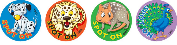 Spot On - Merit Stickers - Brain Spice