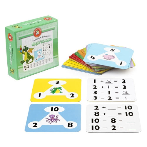 Magic Triangles - Addition and Subtraction | Brain Spice