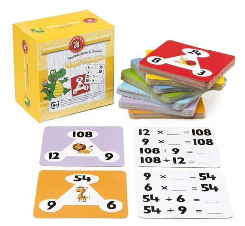 Magic Triangles - Multiplication and Division | Brain Spice