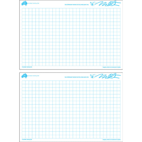 Magnetic Teaching Sheets - 2cm Graph (Pack of 2) - Brain Spice