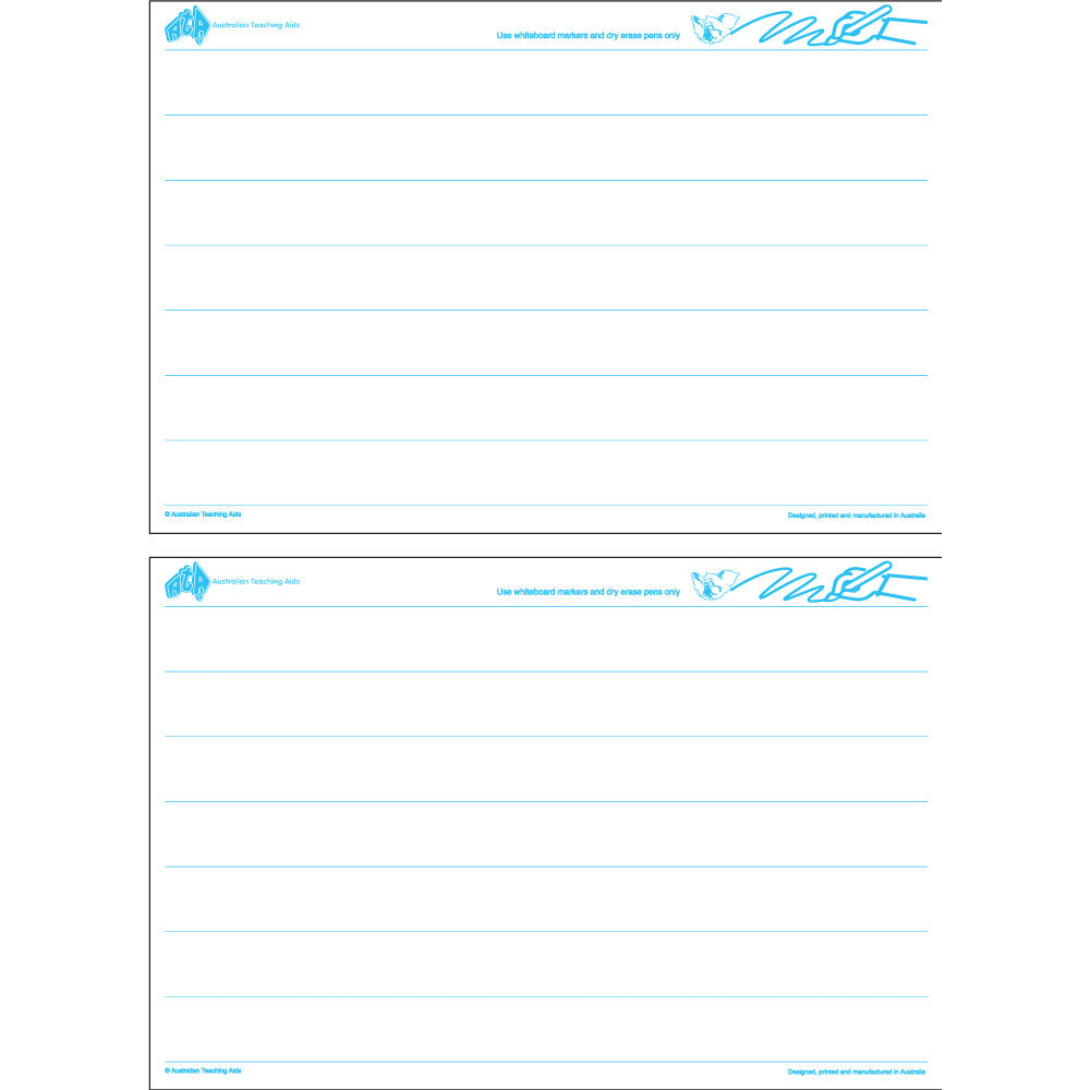 Magnetic Teaching Sheets - Ruled Lines (Pack of 2) - Brain Spice