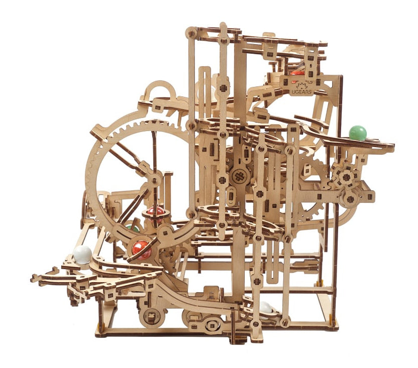 Marble Run Stepped Hoist - uGears - Brain Spice