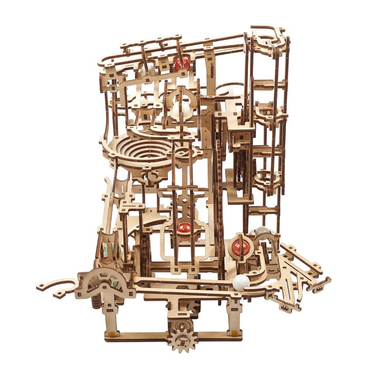 Marble Run Stepped Hoist - uGears - Brain Spice