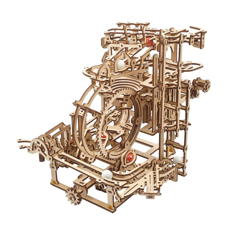 Marble Run Stepped Hoist - uGears - Brain Spice
