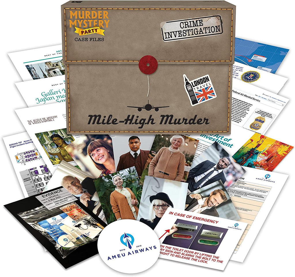 Mile High Murder - Murder Mystery Case Files - Brain Spice