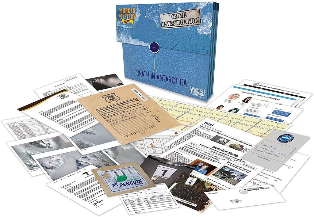 Death in Antarctica - Murder Mystery Case Files - Brain Spice