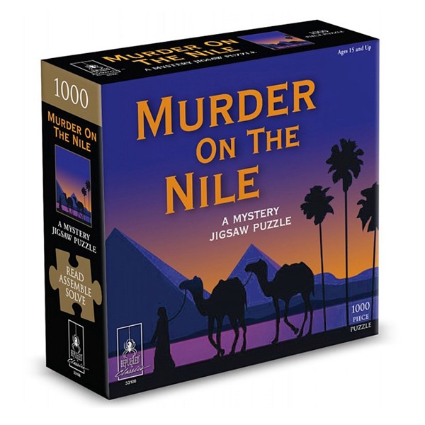 Murder on the Nile - A Mystery Jigsaw Puzzle - 1000pc - Brain Spice
