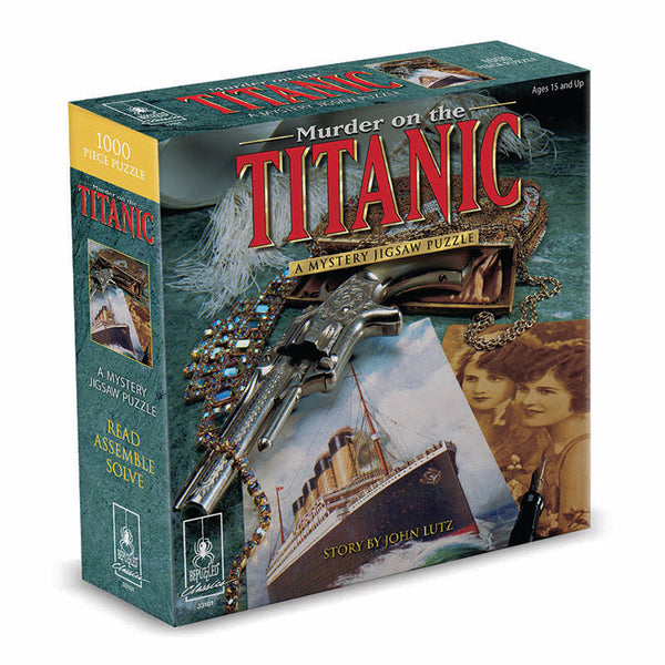 Murder on the Titanic - A Mystery Jigsaw Puzzle - 1000pc - Brain Spice