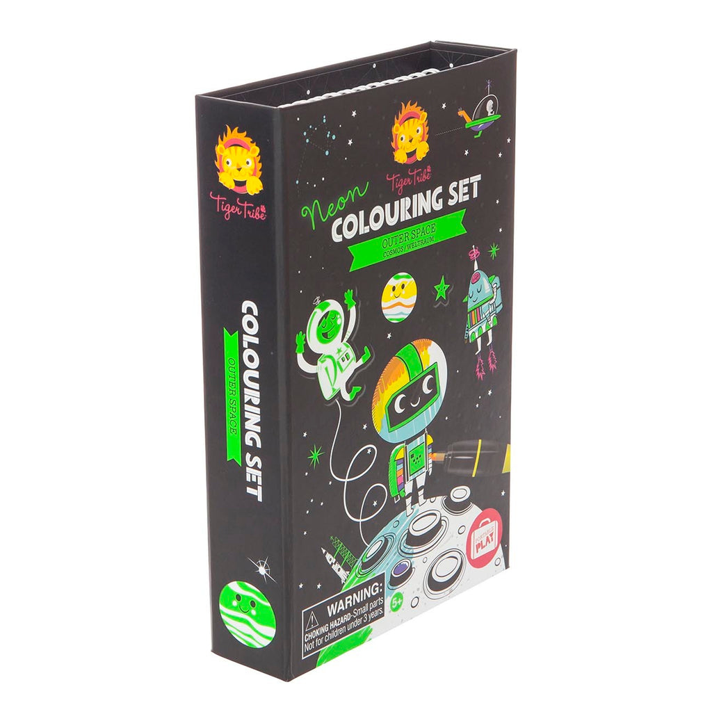 Neon Colouring Set - Outer Space - Brain Spice