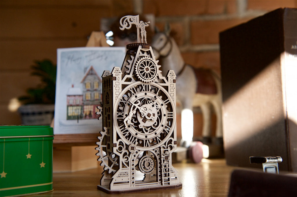 Old Clock Tower - uGears - Brain Spice