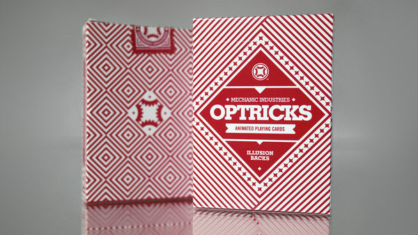 Optricks Red Edition - Animated Playing Cards - Brain Spice