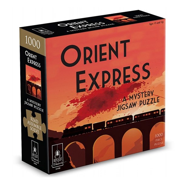 Orient Express - A Mystery Jigsaw Puzzle - 1000pc - Brain Spice