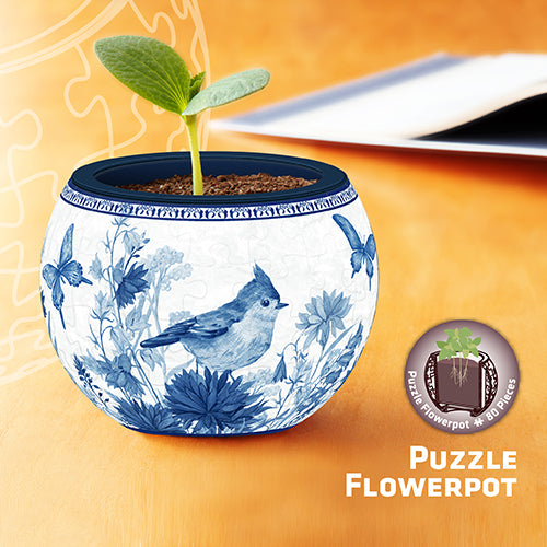 Oriental Flowerpot Puzzle - 80pc - Brain Spice