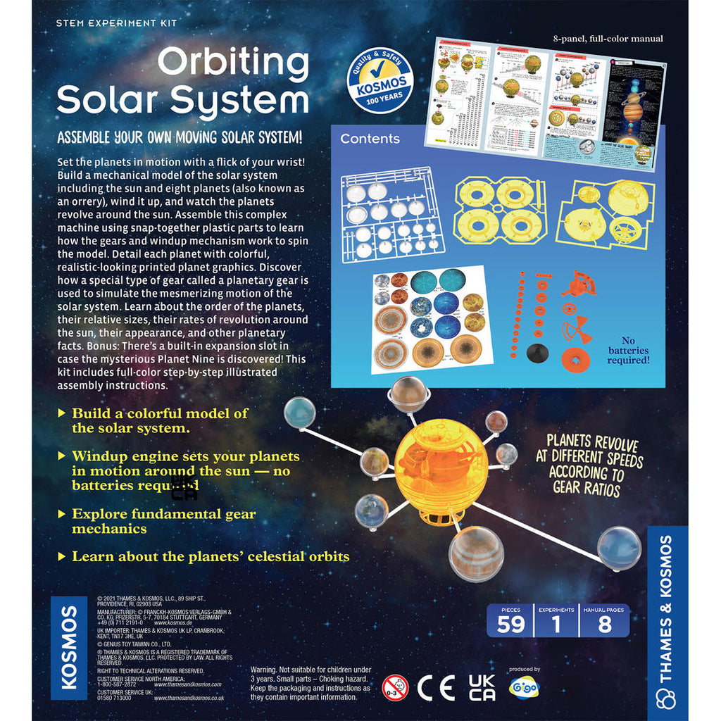 Orrery - Orbiting Solar System - Brain Spice