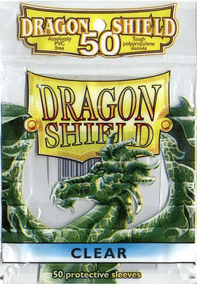 50 Card Sleeves - Dragon Shield Clear Standard