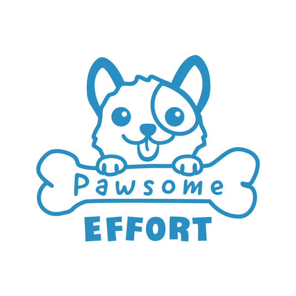 Pawsome Effort - Playful Puns Merit Stamp - Brain Spice