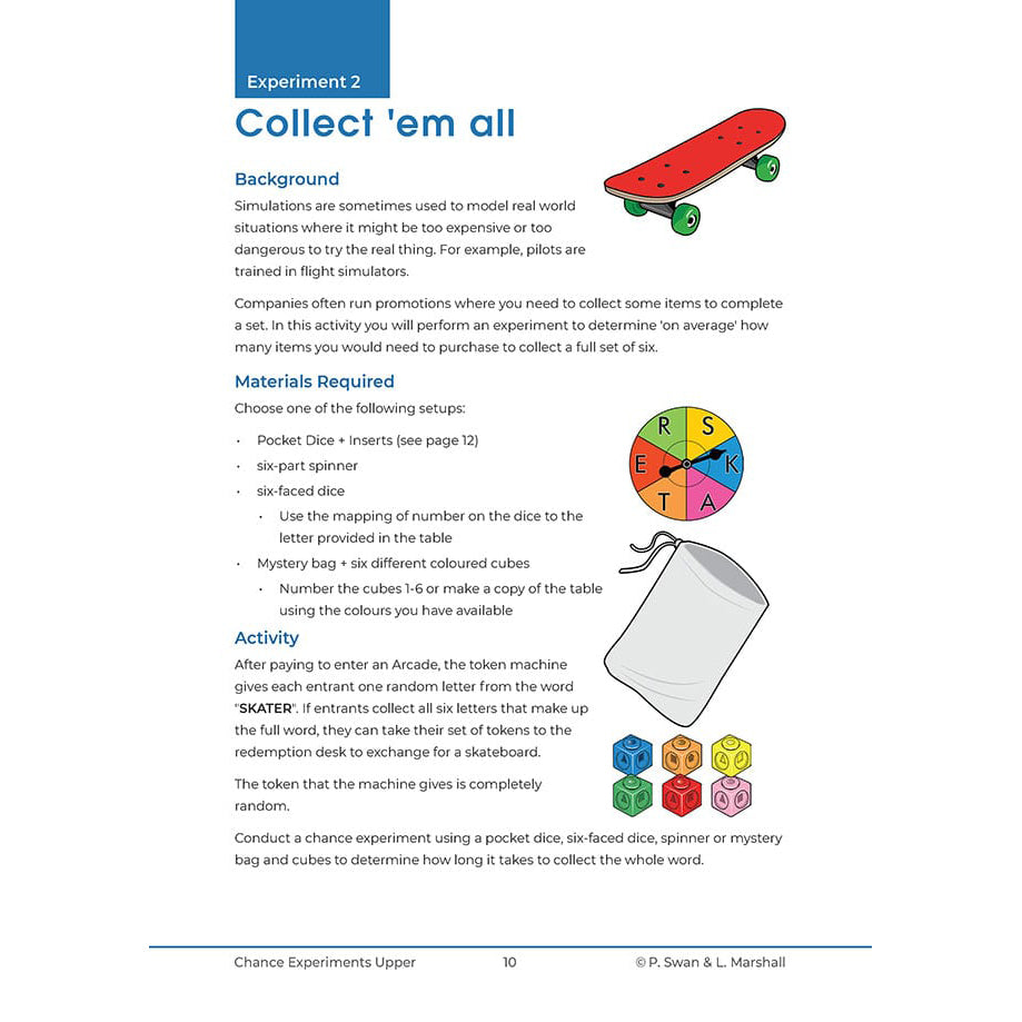 Probability Chance Experiments - Brain Spice