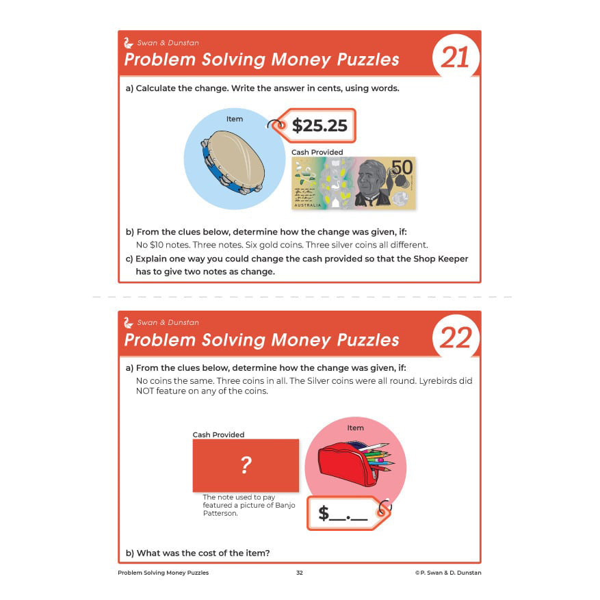 Problem Solving Money Puzzles - Brain Spice