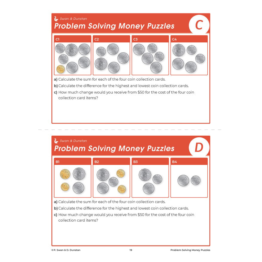 Problem Solving Money Puzzles – Brain Spice