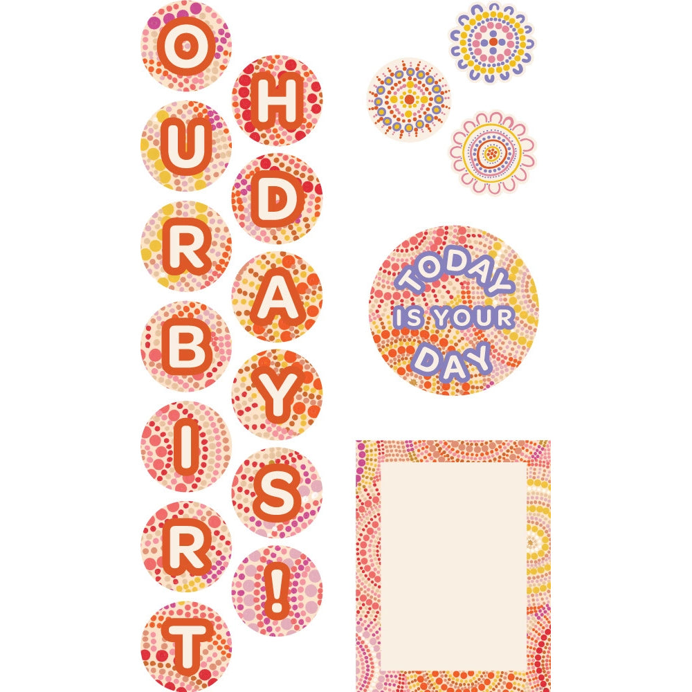 Rainbow Dreaming - Birthday Mini Bulletin Board Set - Brain Spice