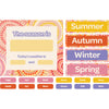 Rainbow Dreaming - Calendar Bulletin Board Set - Brain Spice